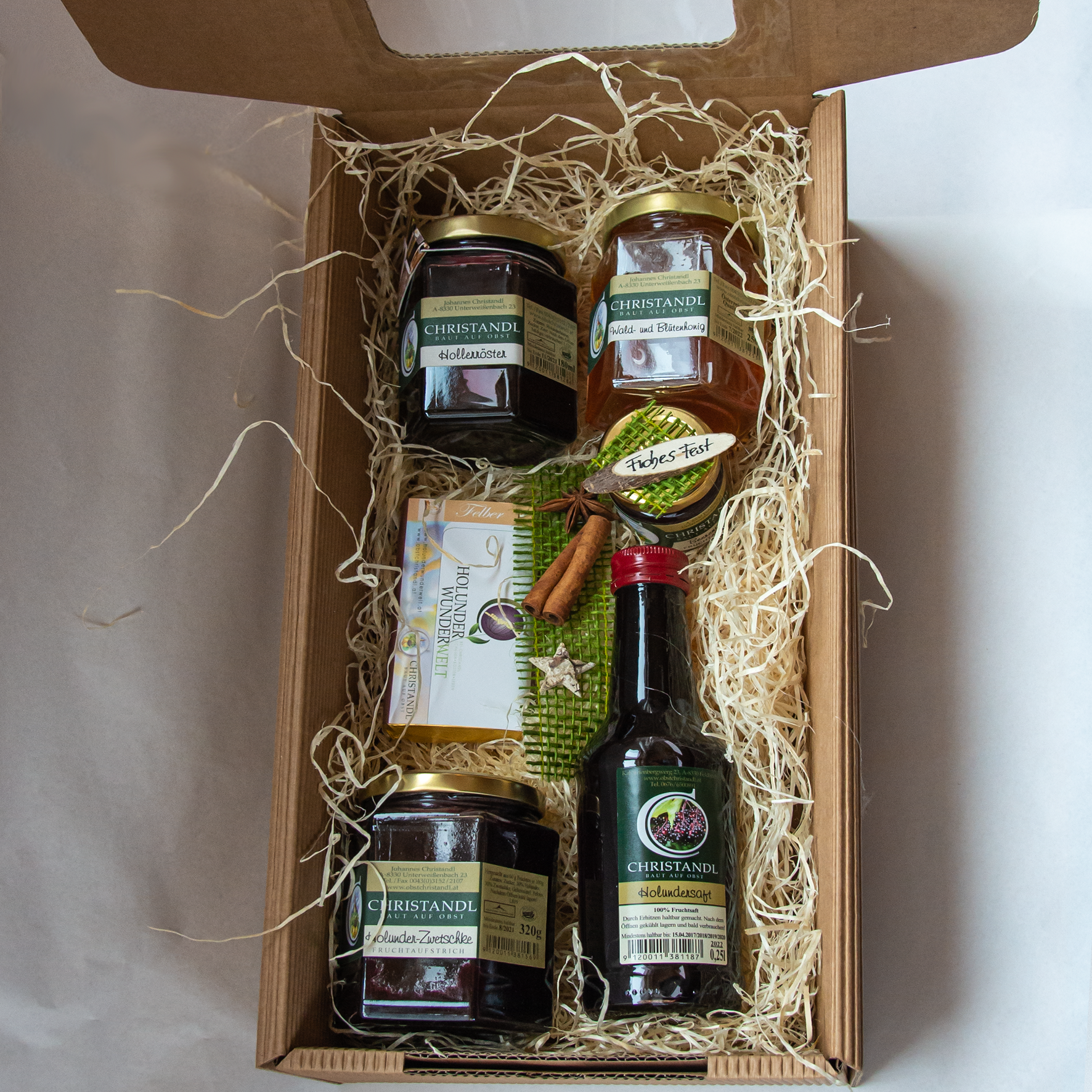 Geschenkbox Holunder